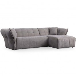 Corner Sofa (Right Corner) Boxer 560ARE1240 290x165x75cm Light Grey LIGHT GREY
