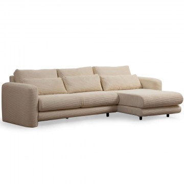 Corner Sofa (Right Corner) Lily 560ARE1855 290x165x73cm Beige