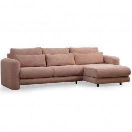 Corner Sofa (Right Corner) Lily 560ARE1861 290x165x73cm Pink PINK