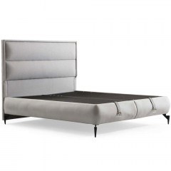 Bed With Storage Space Fresh (For Mattress 120x200cm) 771MND1843 122x200x122cm Grey