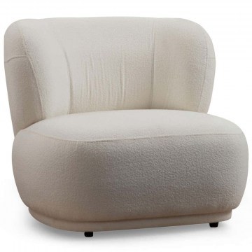 Armchair Livorno 560ARE1747 85x80x78cm White
