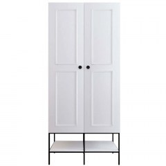 Ντουλάπα Δίφυλλη Martin 801CMY3435 84x50x200cm White