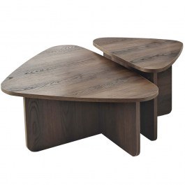 Coffee Tables Ballare (Set 2Pcs) 552NOS2573 90x60x35/60x40x40cm Walnut WALNUT