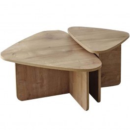 Coffee Tables Ballare (Set 2Pcs) 552NOS2574 90x60x35/60x40x40cm Oak OAK