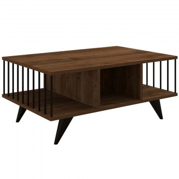 Coffee Table Bert 495SSE1325 90x60x40cm Walnut