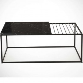 Coffee Table Zinus 801CMY2845 95x55x43cm Marlbe Effect Black BLACK