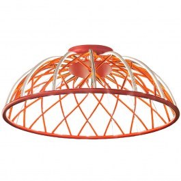 Φωτιστικό Οροφής - Πλαφονιέρα 414LRC2047 Φ76x30cm Led 7000lm 70W 3000K Red Opviq RED
