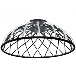 Φωτιστικό Οροφής - Πλαφονιέρα 414LRC2048 Φ76x30cm Led 7000lm 70W 3000K Black Opviq BLACK