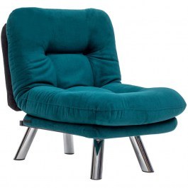Armchair - Bed Misa Small Soft 859FTN2322 70x78x85cm Petrol PETROL