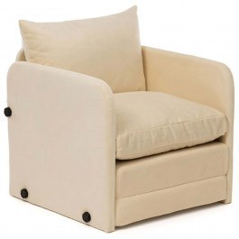 Armchair - Bed Saga Single 859FTN2879 68x70x66cm Cream CREAM
