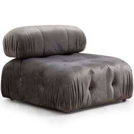 Armchair Bubble 560ARE1417 95x95x75cm Grey GREY