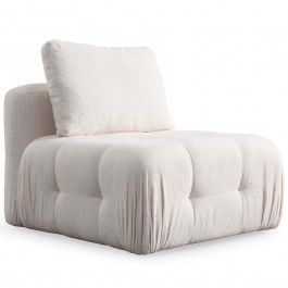 Armchair Amaris 560ARE4147 90x100x65cm White WHITE