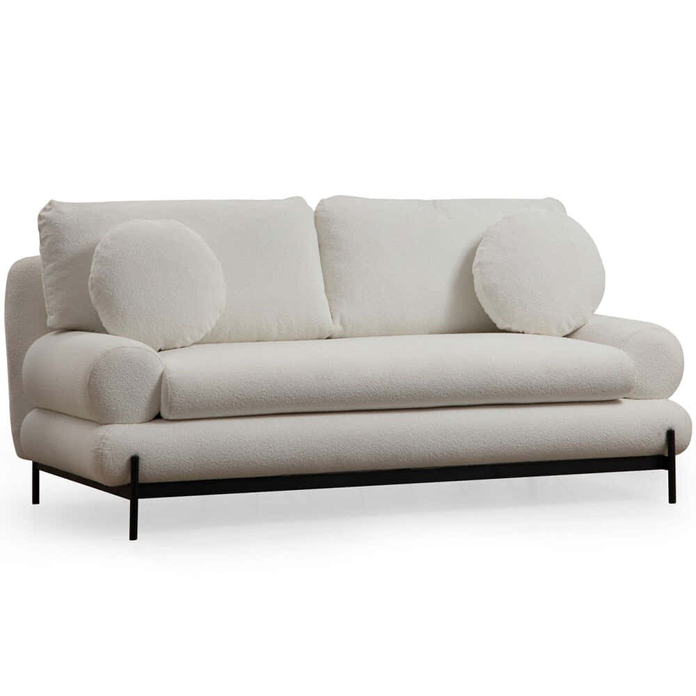 Καναπές Διθέσιος Livorno 560ARE1364 188x92x85cm White