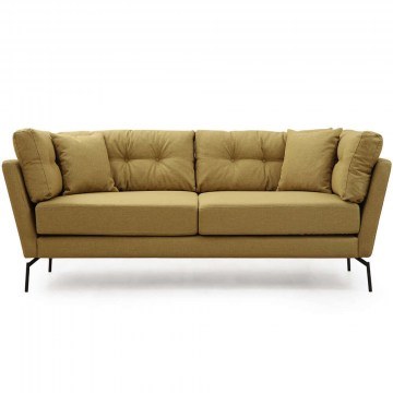 Three-Seater Sofa Mapa 560ARE1354 214x90x84cm Greenish Yellow