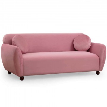Καναπές Τριθέσιος Eddy 560ARE1538 223x83x86cm Rose