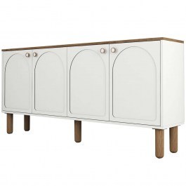Μπουφές Bohem 845HCT5536 180x35x84cm White WHITE