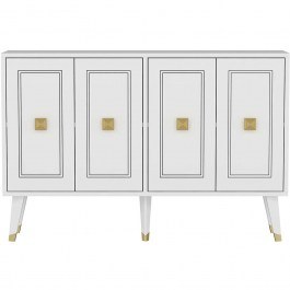 Μπουφές Hartin 327ODS1227 120x30x80cm White WHITE