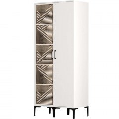 Ντουλάπα Δίφυλλη Kumsal 845HCT5428 80x47,5x201,4cm White