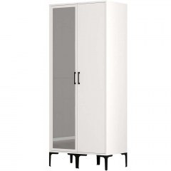 Ντουλάπα Δίφυλλη Kumsal 845HCT5433 80x47,5x201,4cm White