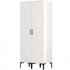 Ντουλάπα Δίφυλλη Kumsal 845HCT5448 80x47,5x201,4cm White