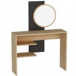 Τουαλέτα Με Καθρέπτη Dali 550ARN3511 96x29,6x130cm Anthracite-Oak ANTHRACITE-OAK