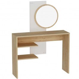 Τουαλέτα Με Καθρέπτη Dali 550ARN3512 96x29,6x130cm White-Oak WHITE-OAK