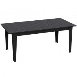 Table Polka 875ZNA2907 180x90x76,8cm Marble Effect Black BLACK