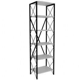 Floor Shelf Suadiye 854KLN3614 50x30x180cm White WHITE
