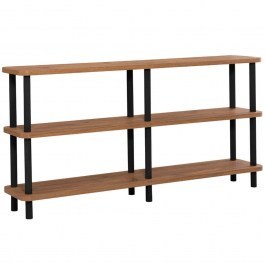 Console Raca 688DRA1209 150x35x74,9cm Black-Pine NATURAL-BLACK