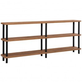 Console Zen 688DRA1212 180x35x74,9cm Black-Pine NATURAL-BLACK
