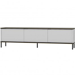 Έπιπλο Tηλεόρασης Imaj 382NRC1526 180x35x45,2cm Marble Effect Black-White BLACK-WHITE