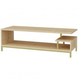 TV Furniture Reilly 322RTC2235 120x44,6x37,6cm Gold-Oak OAK