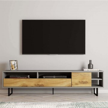 TV Furniture Luga 382NRC2515 180x29,8x44,7cm Grey-Oak