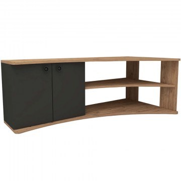 Corner TV Furniture Termera 550ARN2976 135x67,7x48,6cm Pine-Anthracite