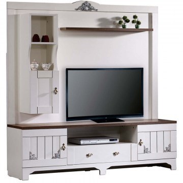 TV Composition Gazel 801CMY3015 170x45x182cm White-Brown