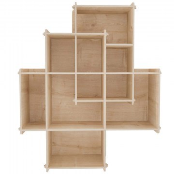 Ραφιέρα Τοίχου Adis 875ZNA4638 70x21x88,7cm Oak