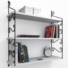 Wall Shelf Seramoni 775DCM1698 72x20x80cm White WHITE