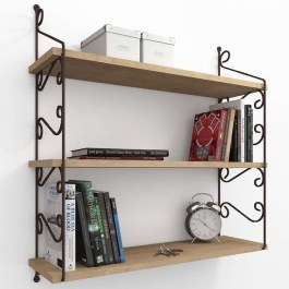 Wall Shelf Seramoni 775DCM1711 72x20x80cm Oak OAK