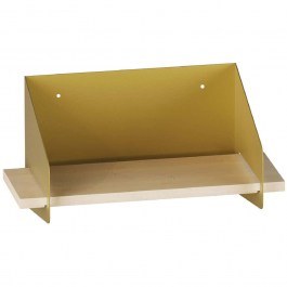 Wall Shelf Medium Arm 491CRT1304 40x19x20cm Gold GOLD