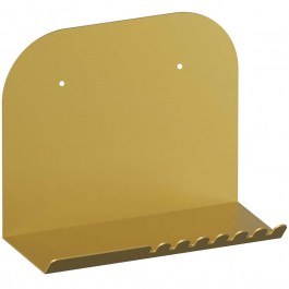 Ράφι Τοίχου Short Pouch 491CRT1308 28x12x23cm Gold GOLD