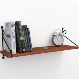 Ράφι Τοίχου Seramoni 775DCM1641 72x20x27cm Walnut WALNUT