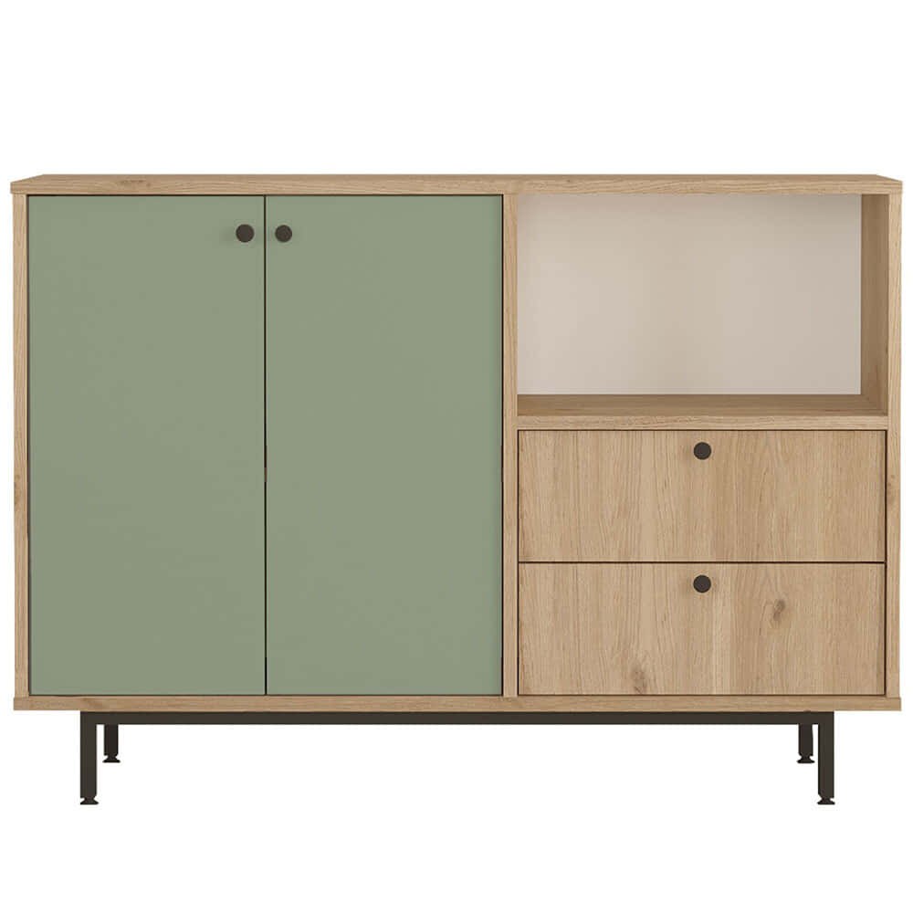 Ντουλάπι 956LCS3580 120x35,5x85cm Oak-Green