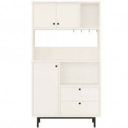 Kitchen Cabinet 956LCS3553 88x35,5x161,2cm White WHITE