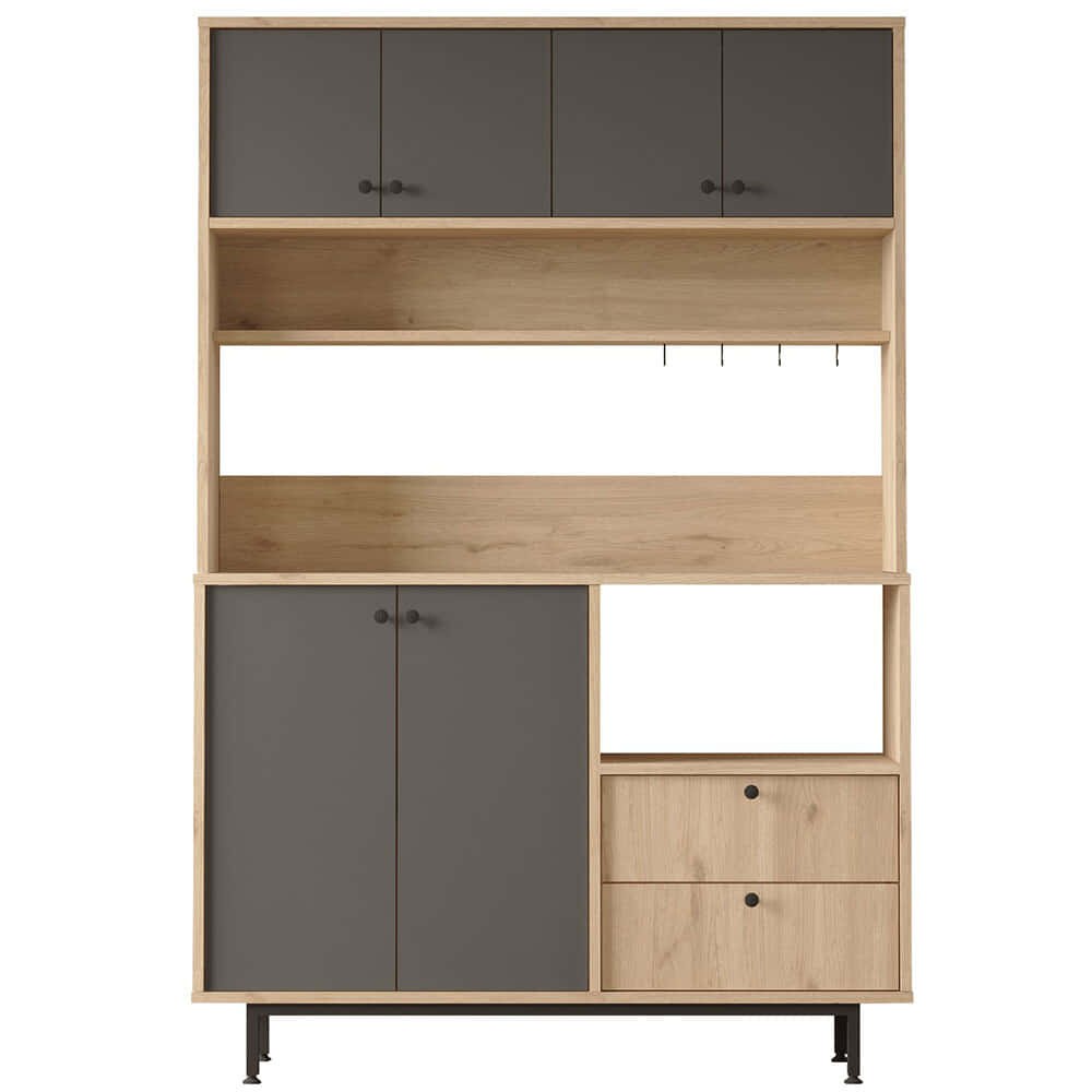 Ντουλάπι Κουζίνας 956LCS3569 120x35,5x180cm Oak-Anthracite