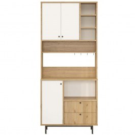 Ντουλάπι Κουζίνας 956LCS3563 88x35,5x205cm Oak-White OAK-WHITE