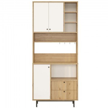 Ντουλάπι Κουζίνας 956LCS3563 88x35,5x205cm Oak-White