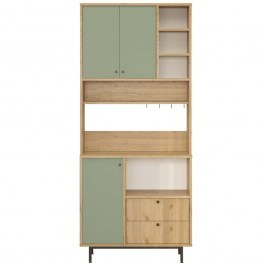 Ντουλάπι Κουζίνας 956LCS3584 88x35,5x205cm Oak-Green GREEN