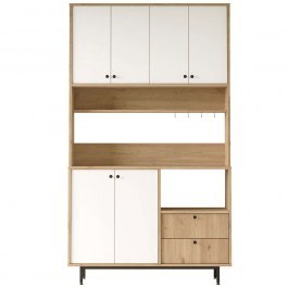 Ντουλάπι Κουζίνας 956LCS3564 120x35,5x205cm Oak-White OAK-WHITE