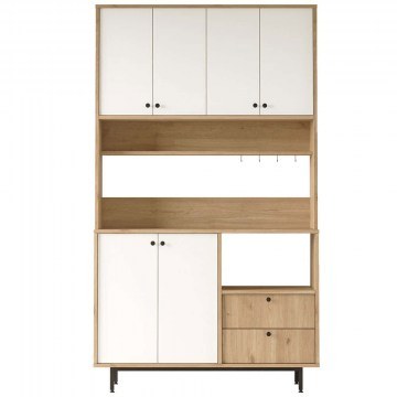 Ντουλάπι Κουζίνας 956LCS3564 120x35,5x205cm Oak-White