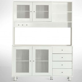 Ντουλάπι Κουζίνας Grano 801CMY5413 140x40x187cm White WHITE